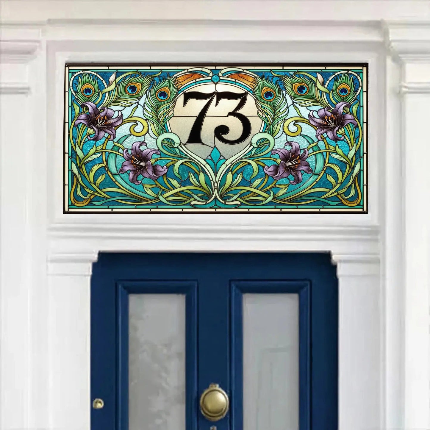 Curino Victorian Style Floral Transom Window Film Creative Windows