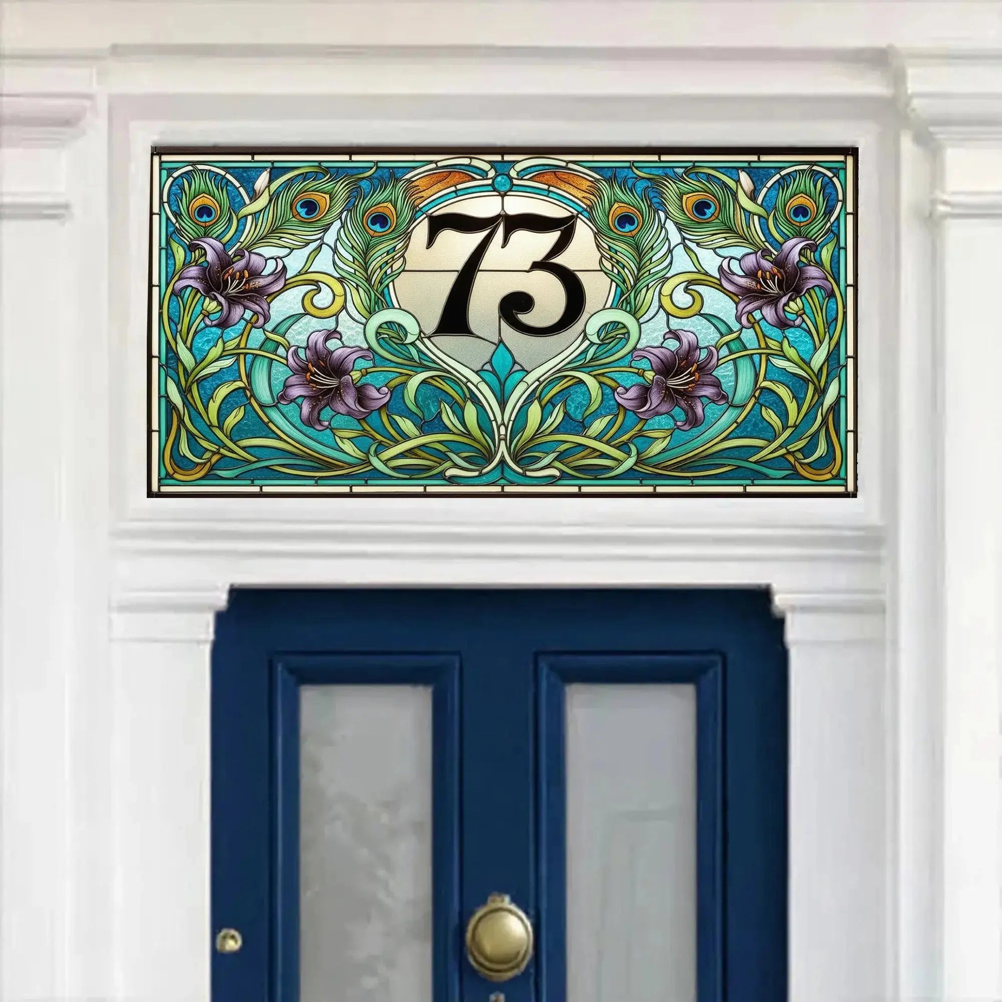 Curino Victorian Style Floral Transom Window Film Creative Windows