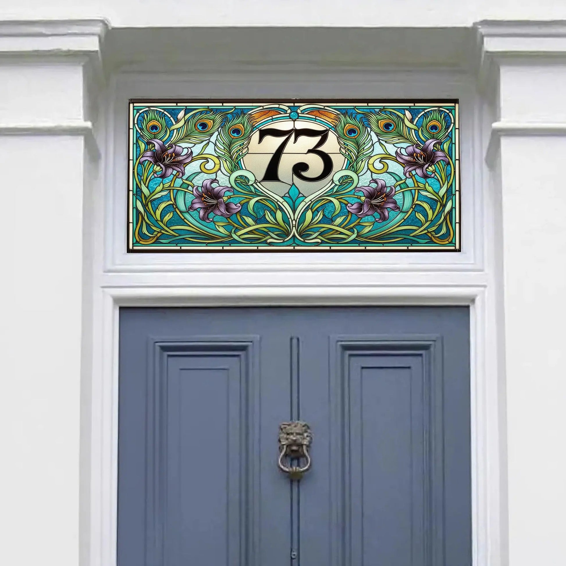 Curino Victorian Style Floral Transom Window Film Creative Windows