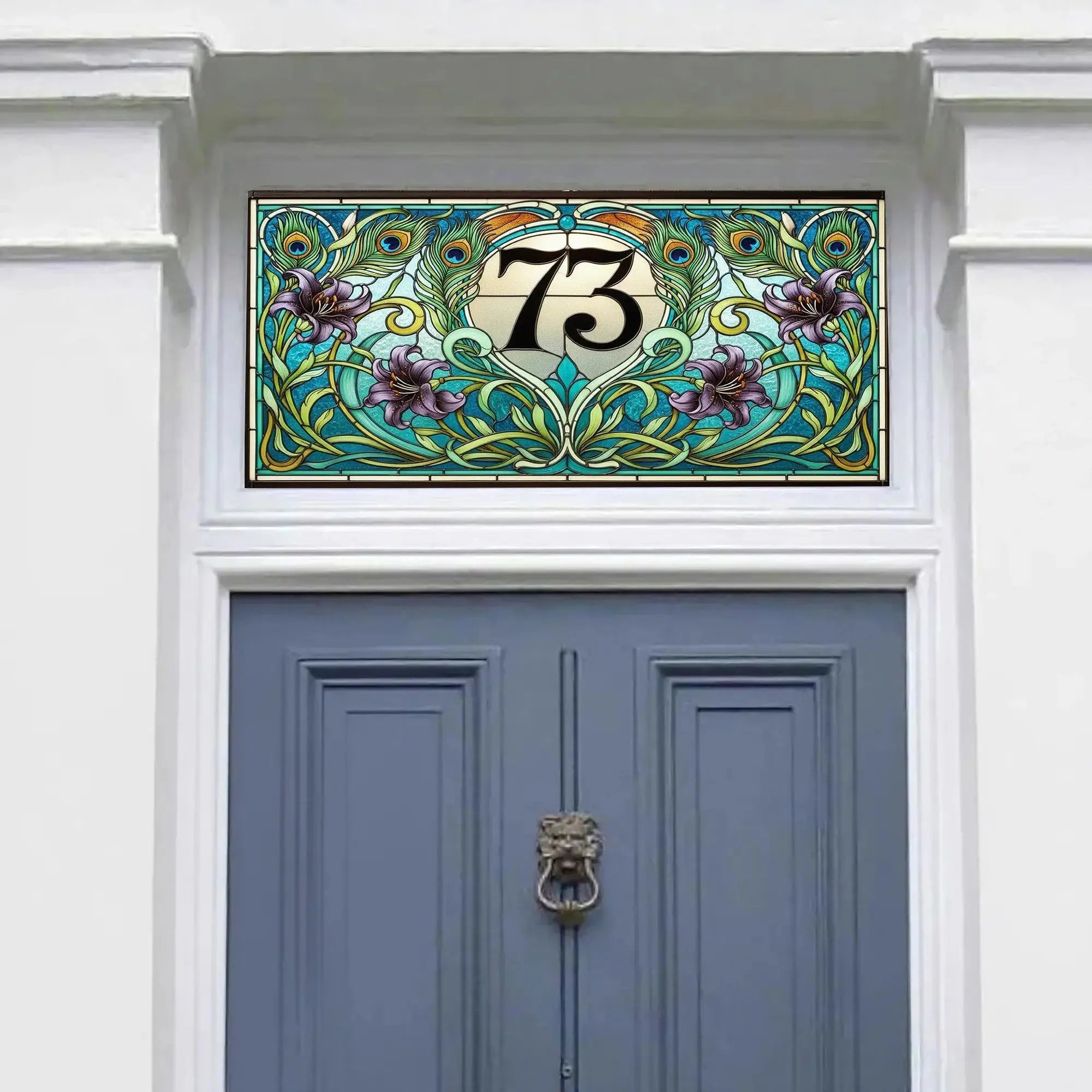 Curino Victorian Style Floral Transom Window Film Creative Windows