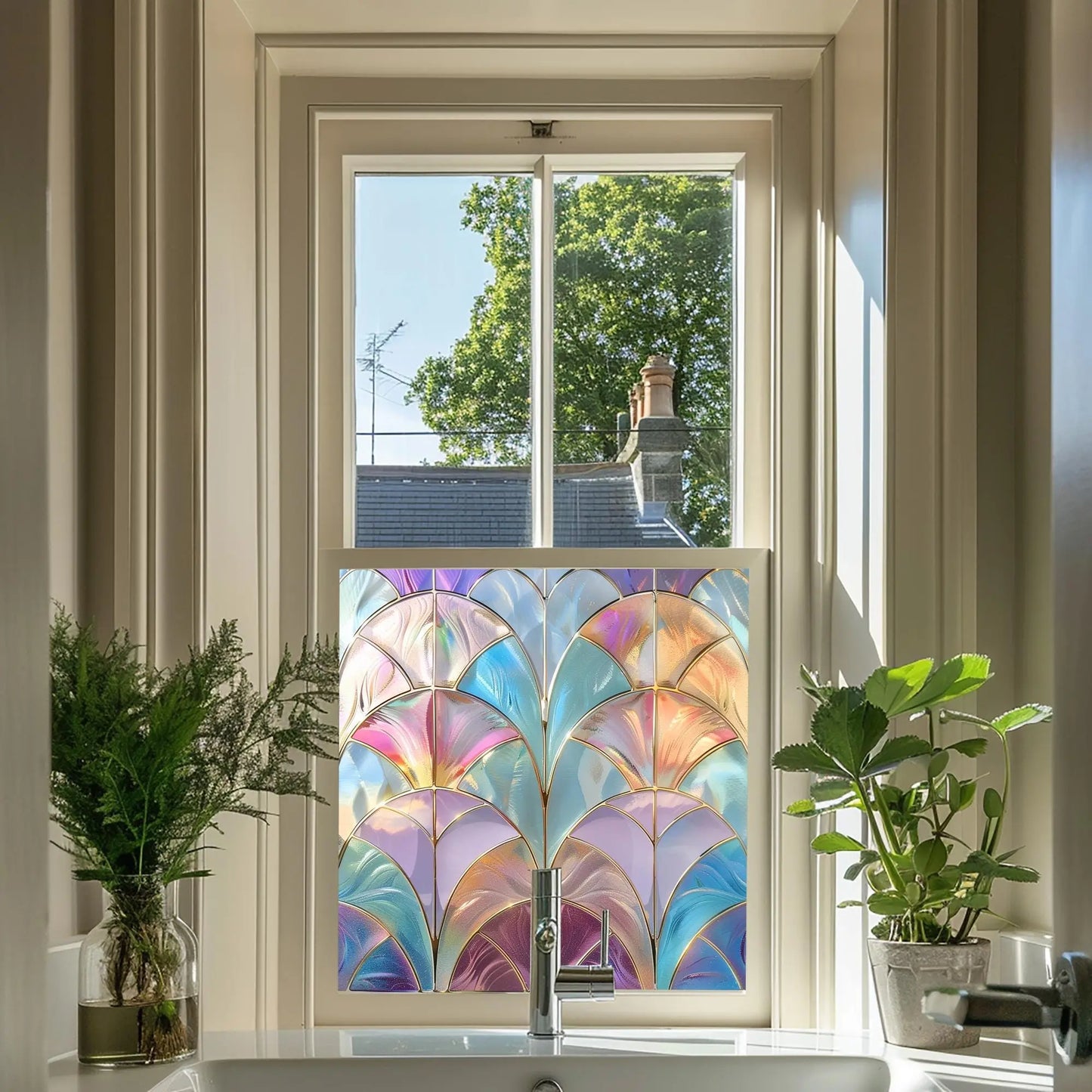 Narcao Privacy Window Film for Enhanced Home Privacy Creative Windows
