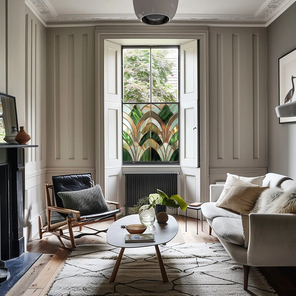 Ponferrada Art Deco Stained Glass Window Film Creative Windows