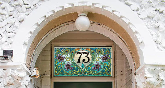 Curino Victorian Style Floral Transom Window Film Creative Windows