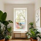 Privacy Window Film Pastel Arch Stained Glass
