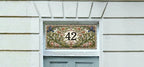 Cureggio Art Nouveau Floral Transom Window Film Creative Windows
