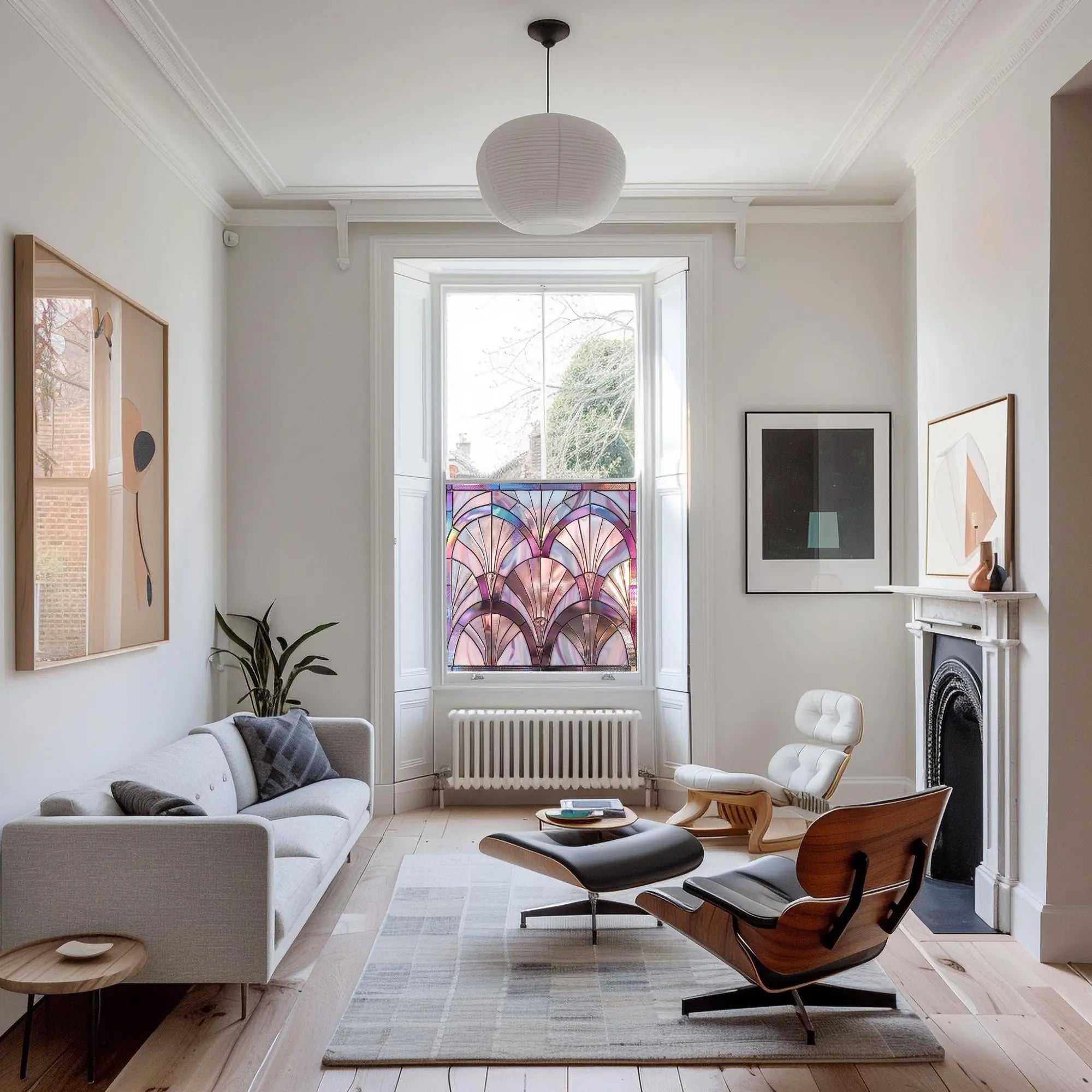 Lavagno Stained Glass Privacy Window Film Creative Windows