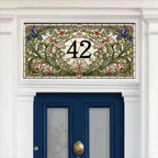 Cureggio Art Nouveau Floral Transom Window Film Creative Windows
