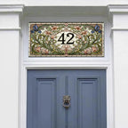 Cureggio Art Nouveau Floral Transom Window Film Creative Windows