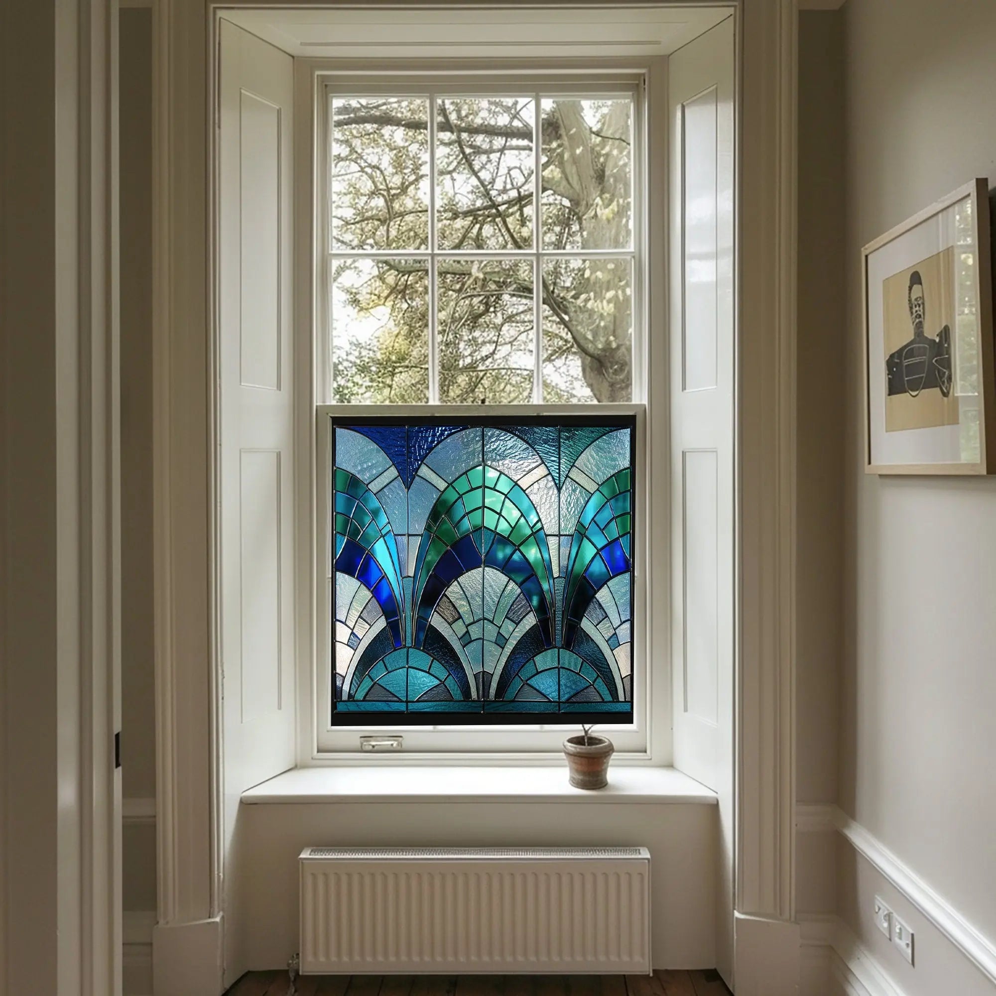 Issime Privacy Stained Glass Window Film Creative Windows