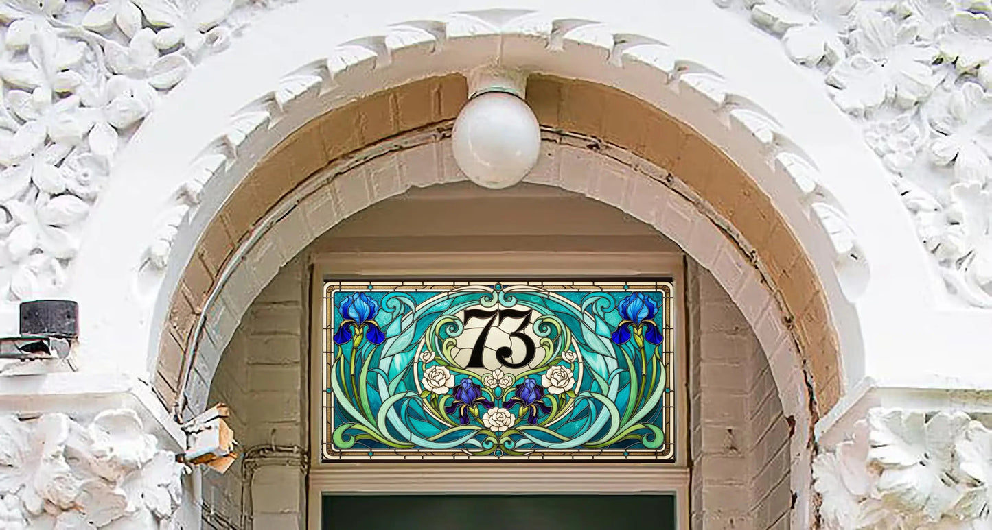 Curcuris Stained Glass Effect Transom Window Film Creative Windows