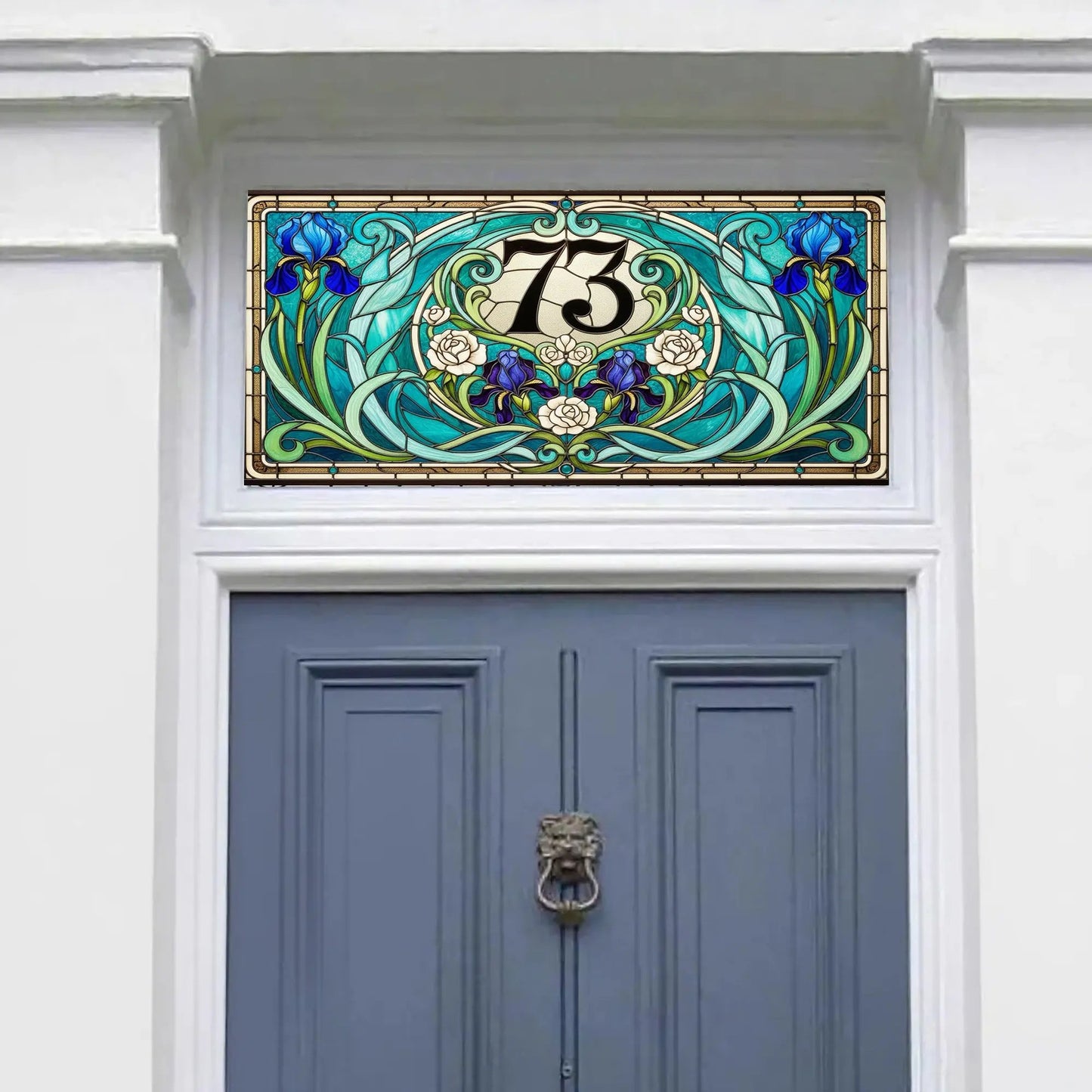 Curcuris Stained Glass Effect Transom Window Film Creative Windows