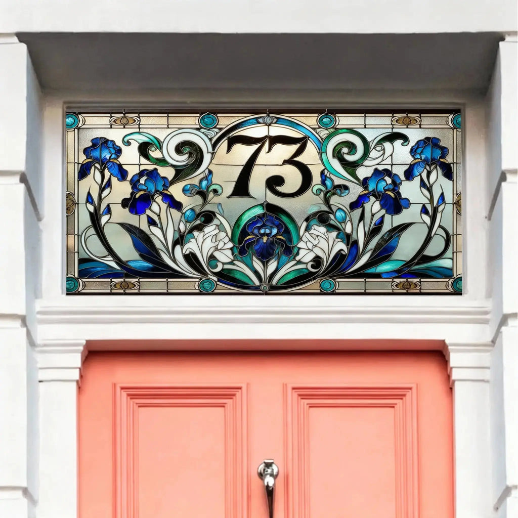 Cupello Decorative Transom Fanlight Window Film - Stylish Privacy ...