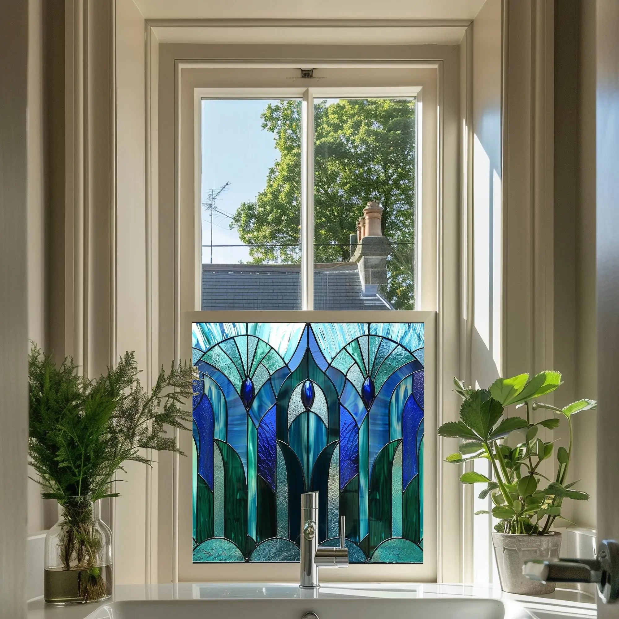 Hellín Art Deco Privacy Window Film Creative Windows