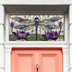 Cuorgnè Art Nouveau Dragonfly Transom Window Film Creative Windows