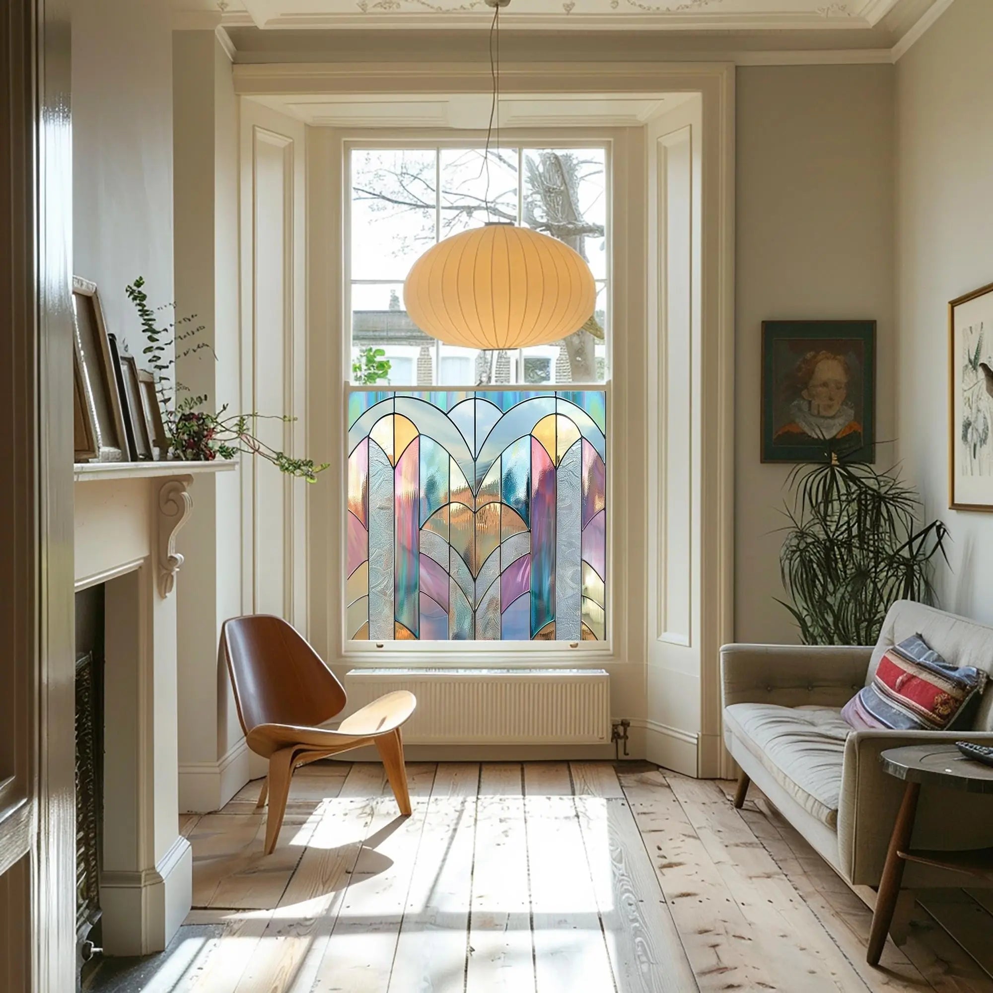 Merone Stained Glass Window Film Creative Windows