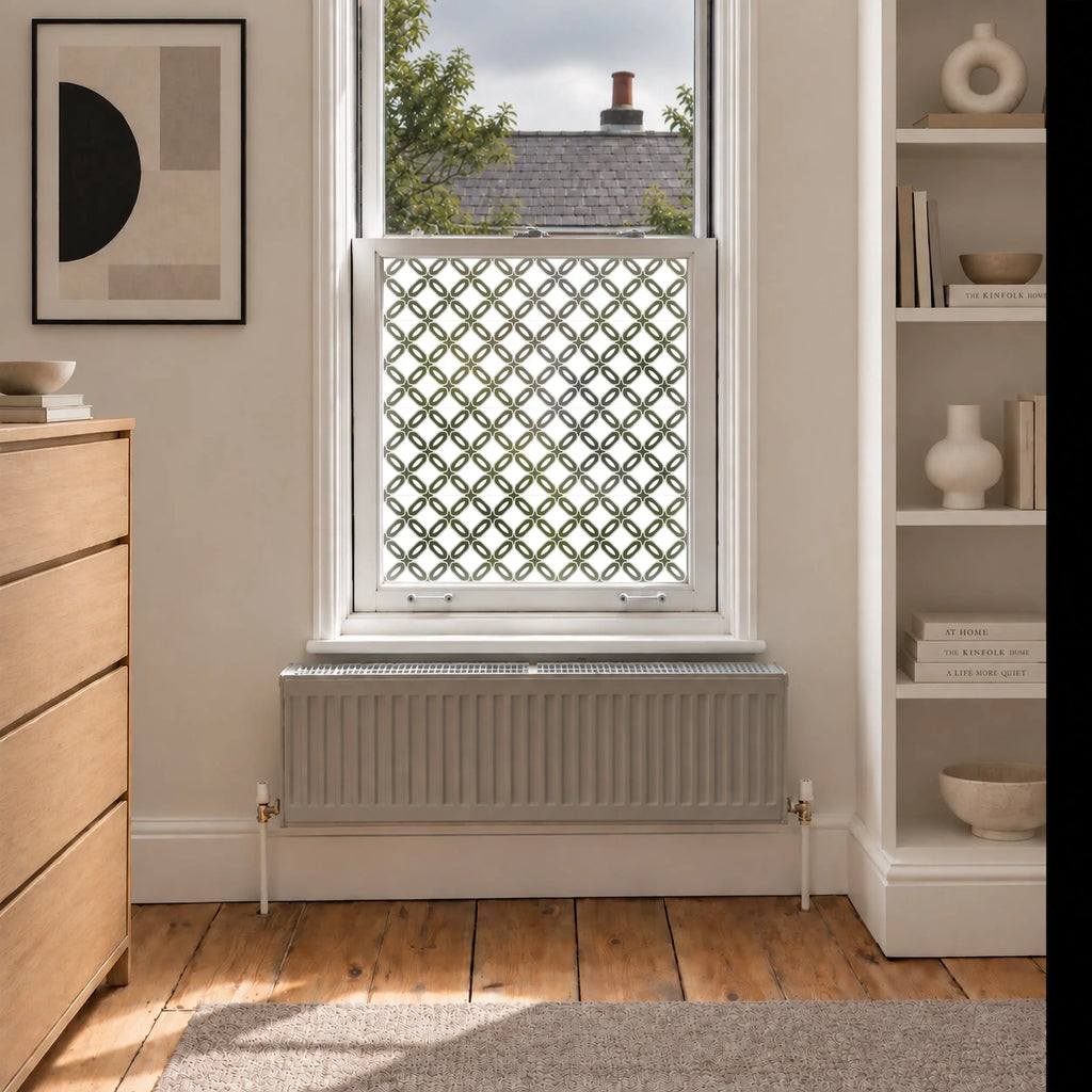 Privacy Window Film Geometric Pattern – Modern Decorative Glass Film