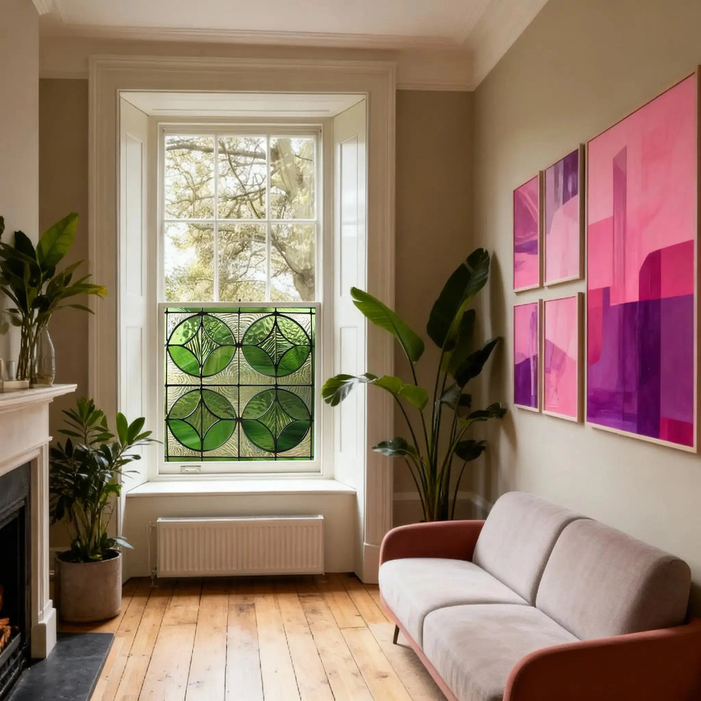 Cucciago Stained Glass Privacy Window FIlm Creative Windows