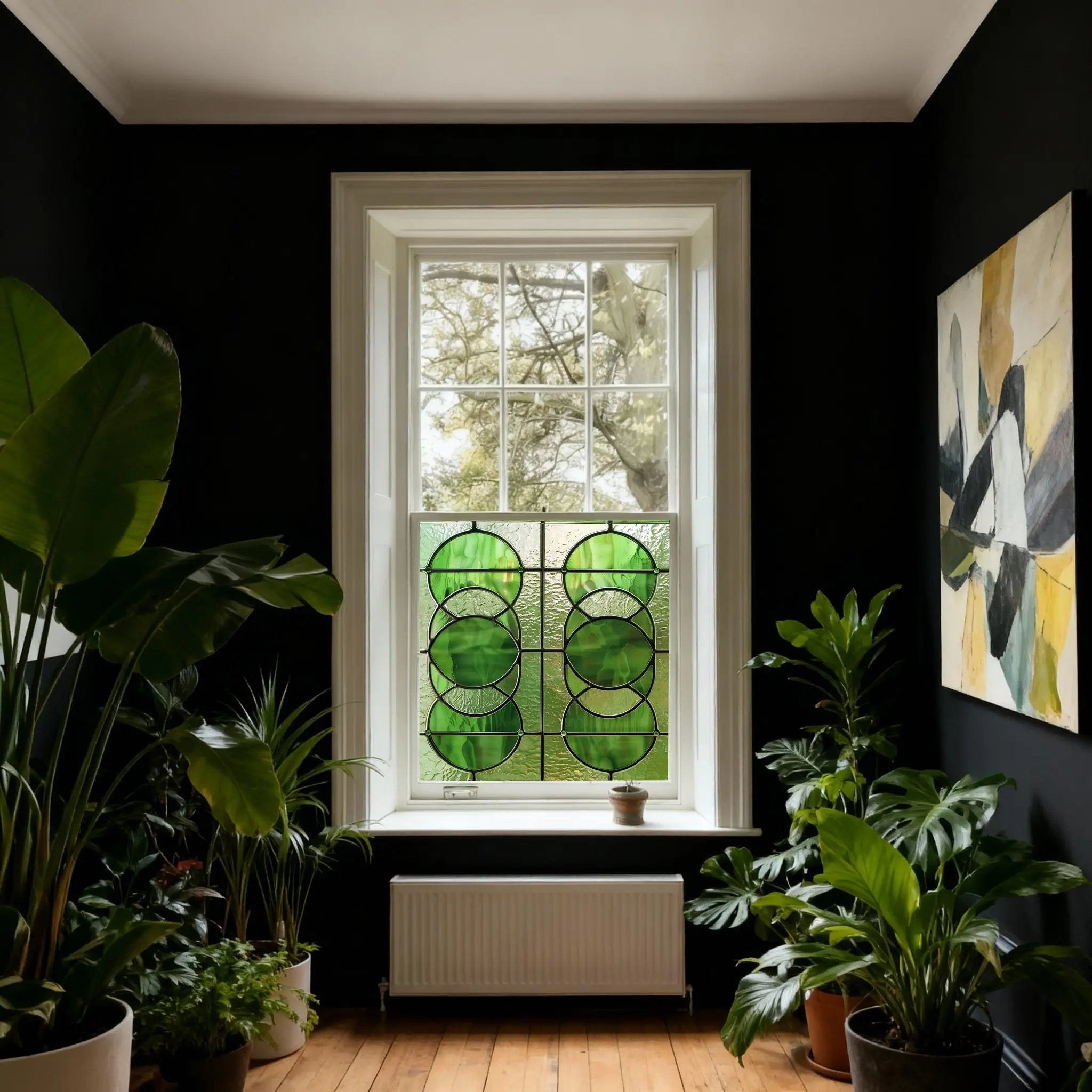 Cuceglio Stained Glass Privacy Window Film Creative Windows