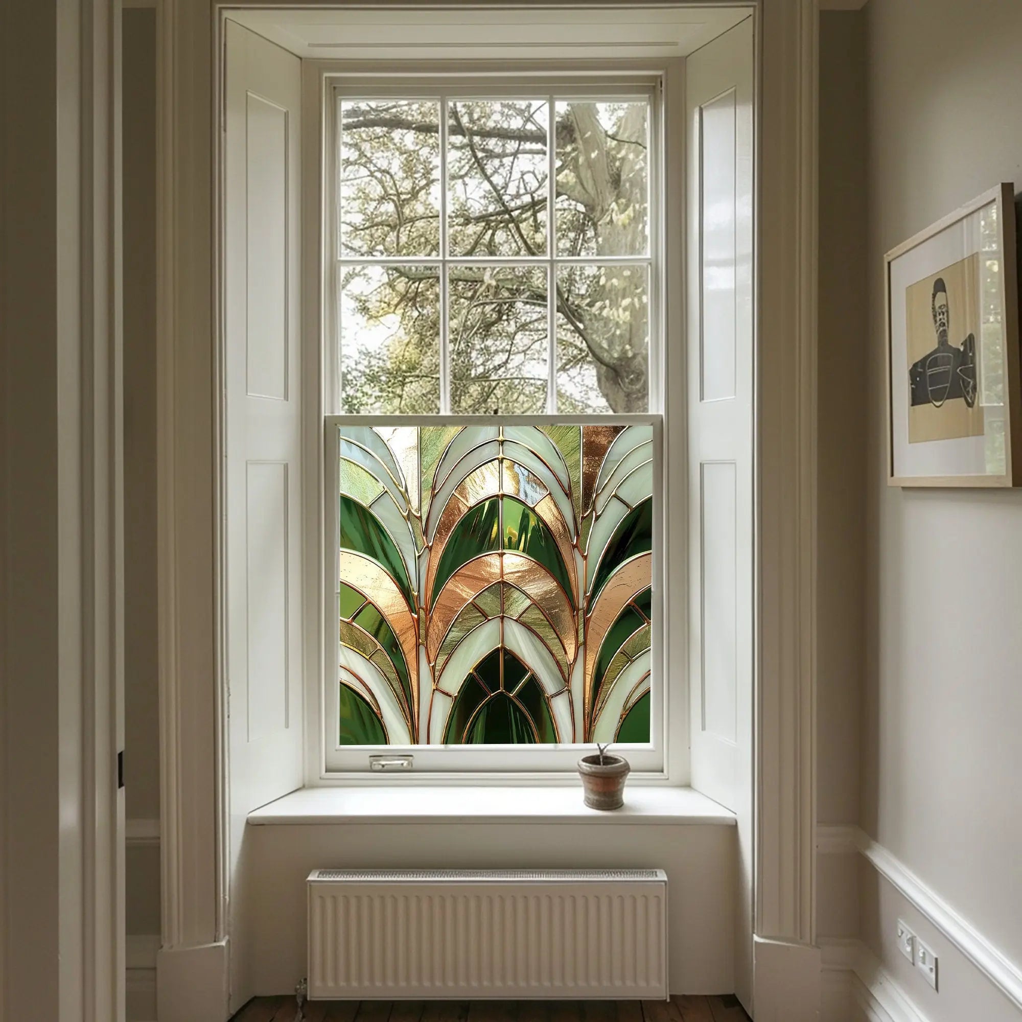 Vajont Stained Glass Privacy Window Film Creative Windows