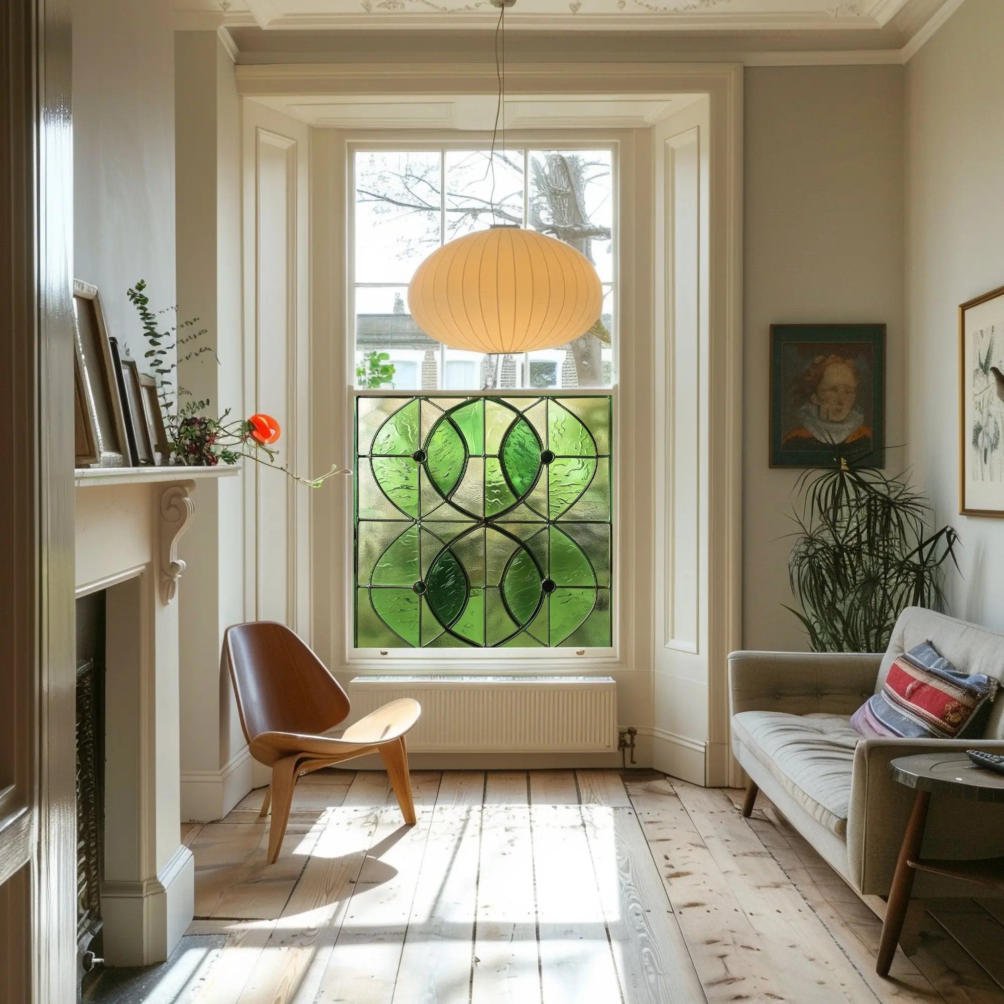 Cuggiono Stained Glass Privacy Window Film Creative Windows