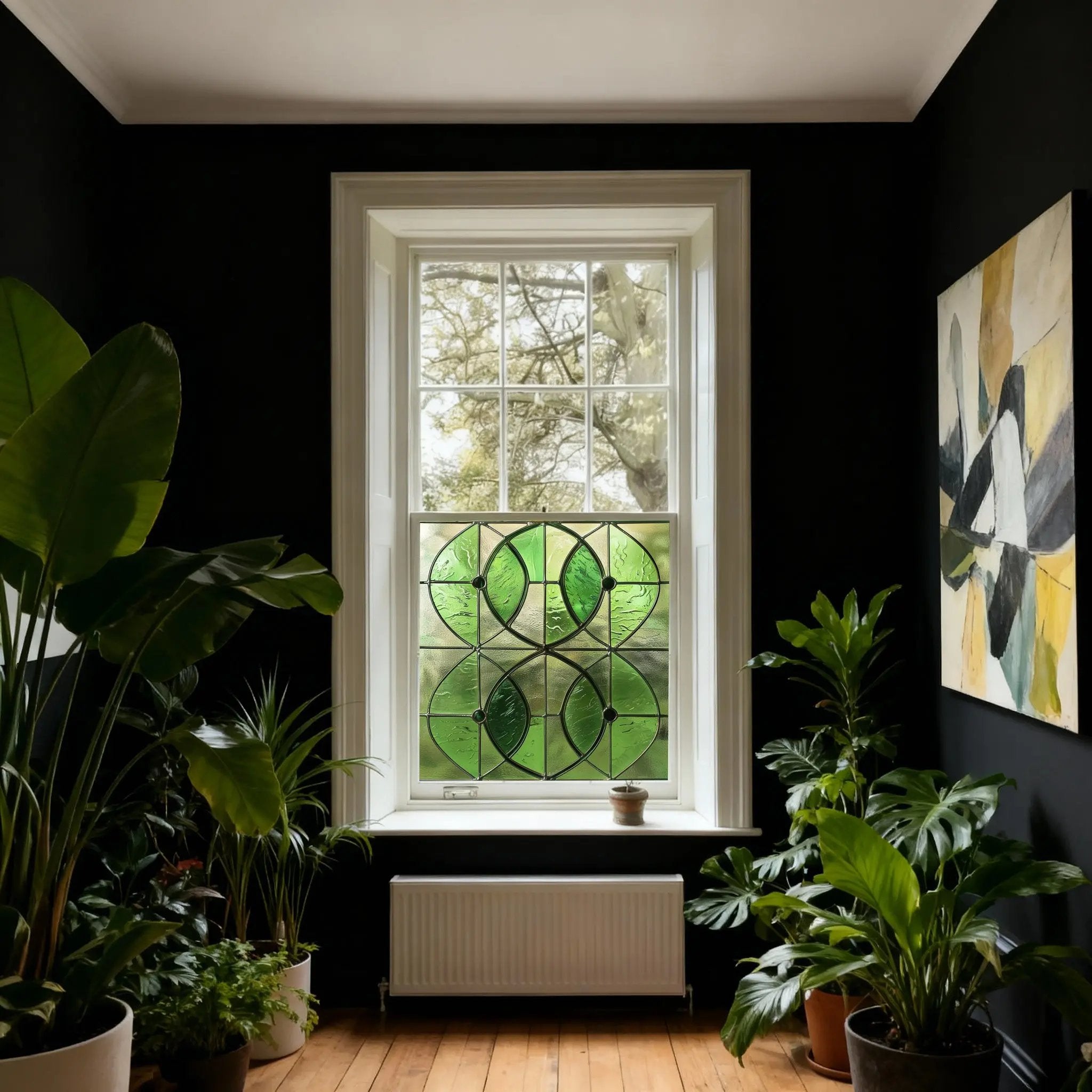 Cuggiono Stained Glass Privacy Window Film Creative Windows