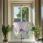 Segni Privacy Stained Glass Window Film Creative Windows