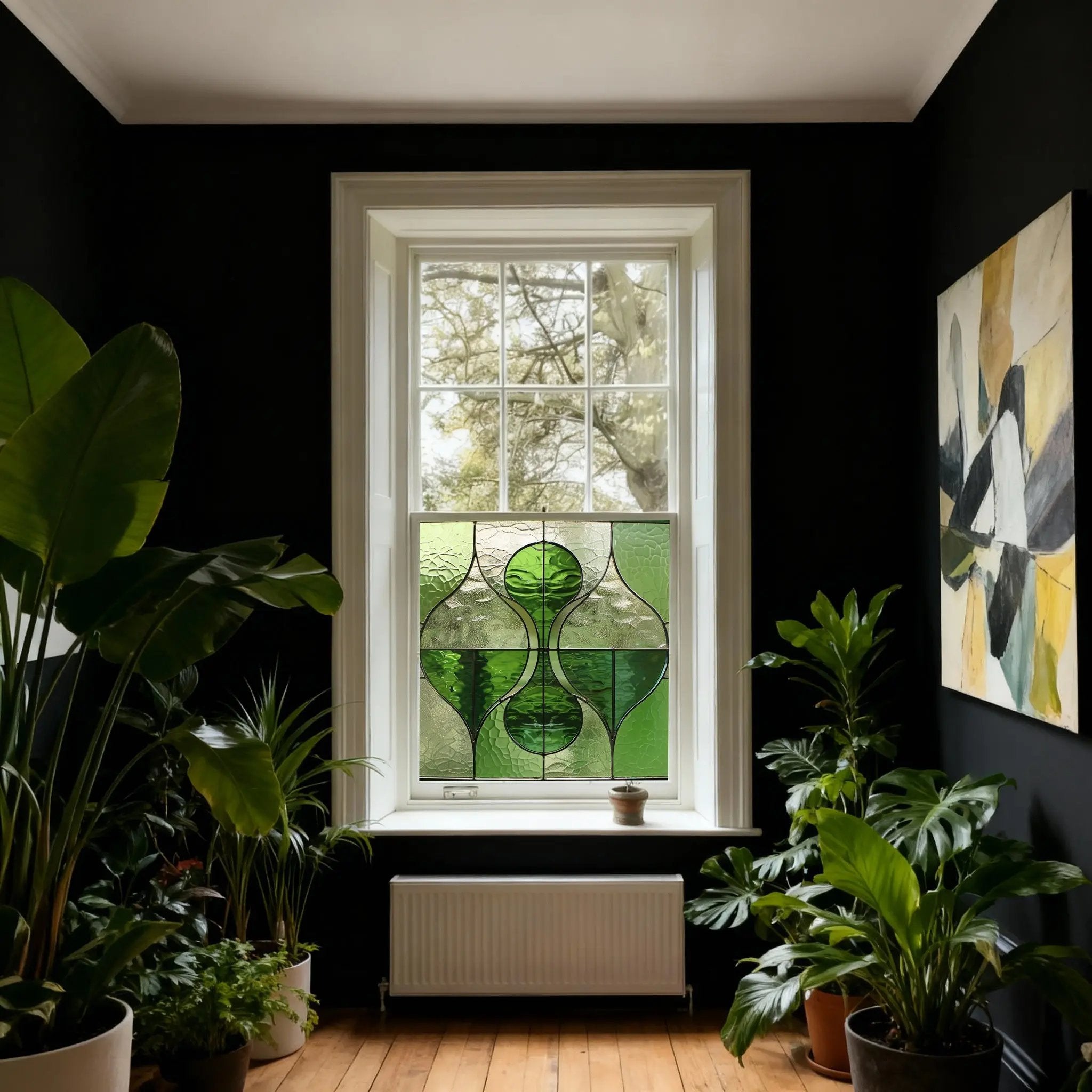 Cugnoli Stained Glass Privacy Window Film Creative Windows