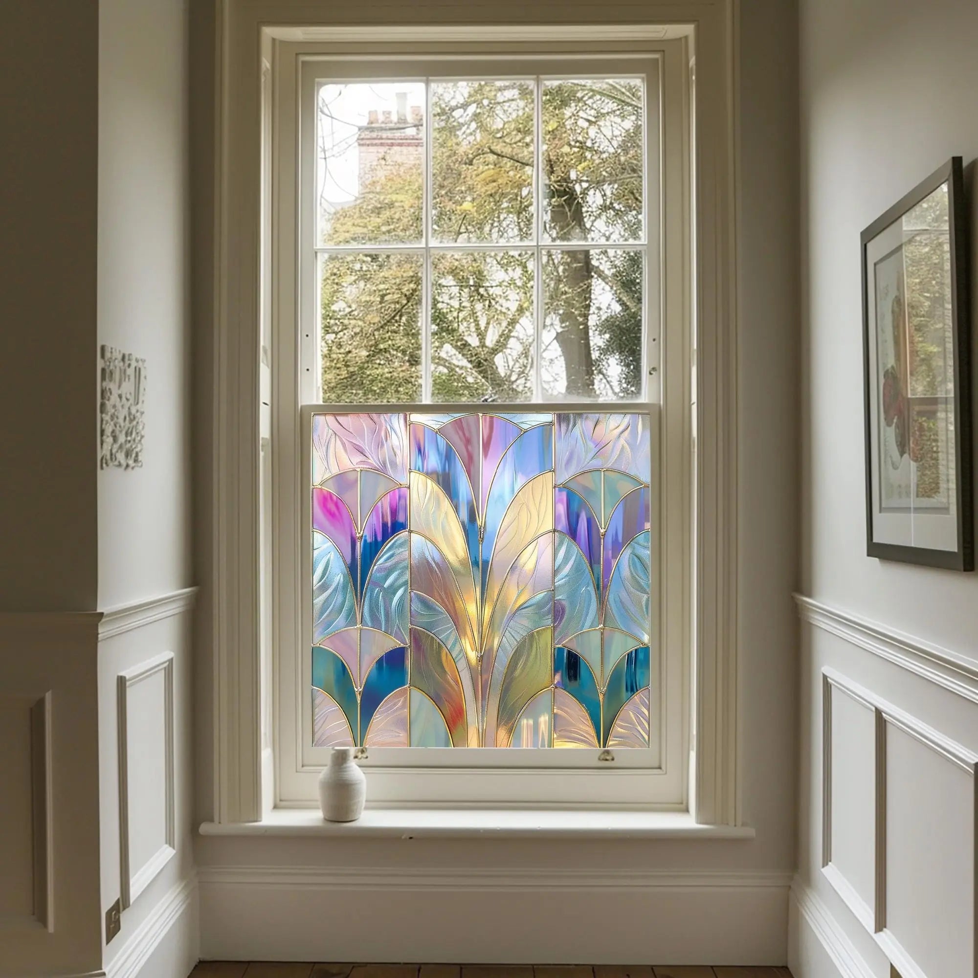 Segovia Art Deco Stained Glass Window Film Creative Windows