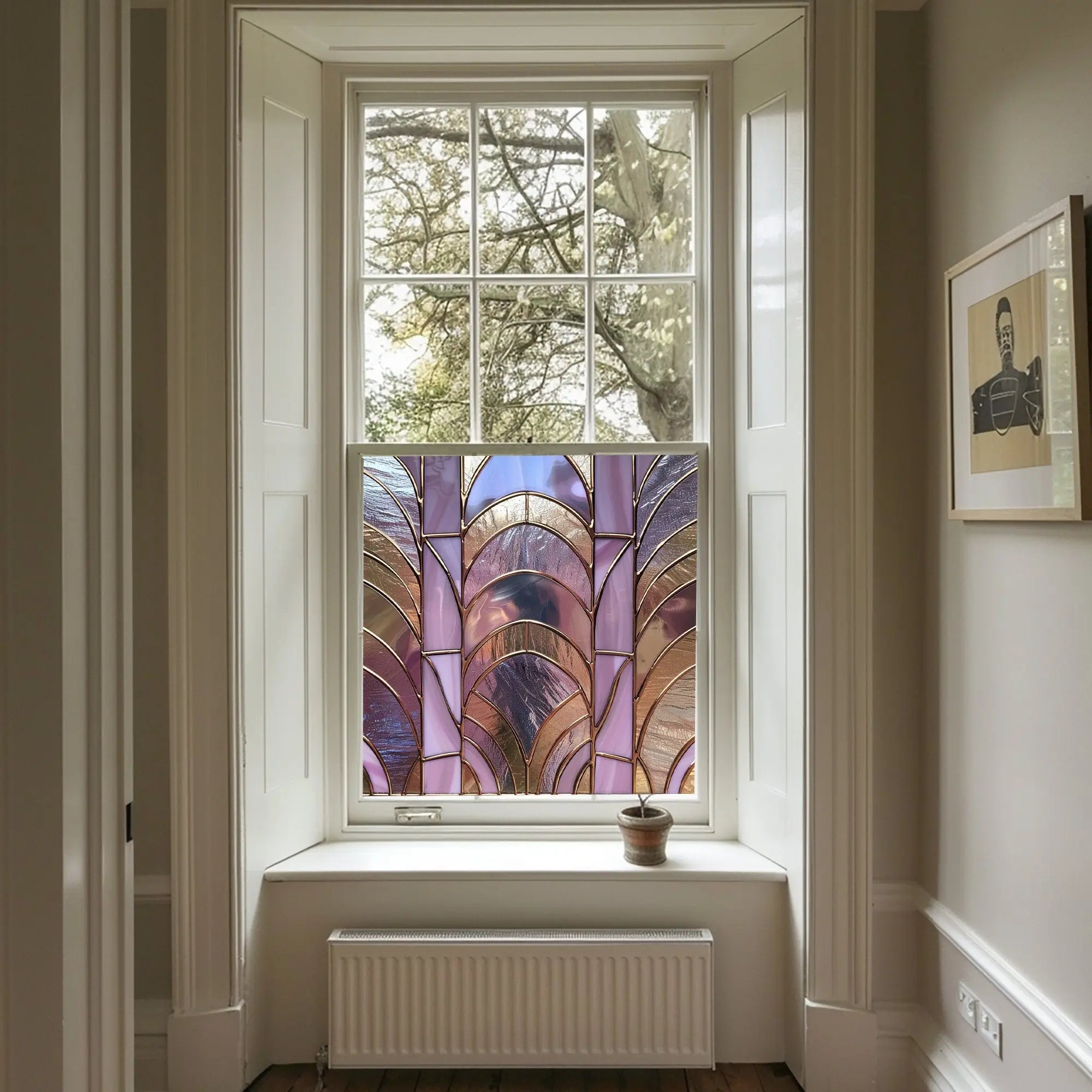 Vöran Art Deco Privacy Window Film Creative Windows