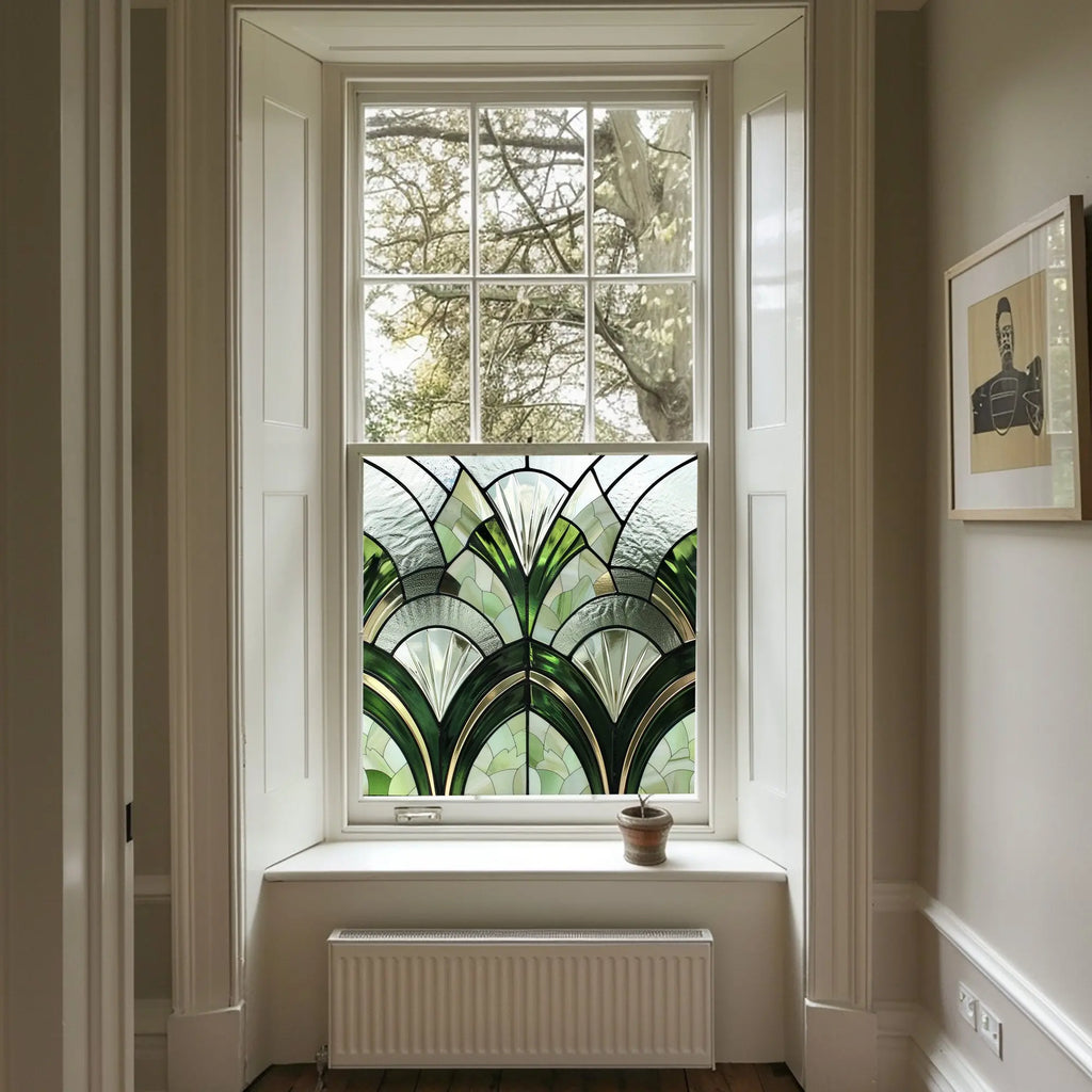 Vignate Art Deco Stained Glass Window Film Creative Windows