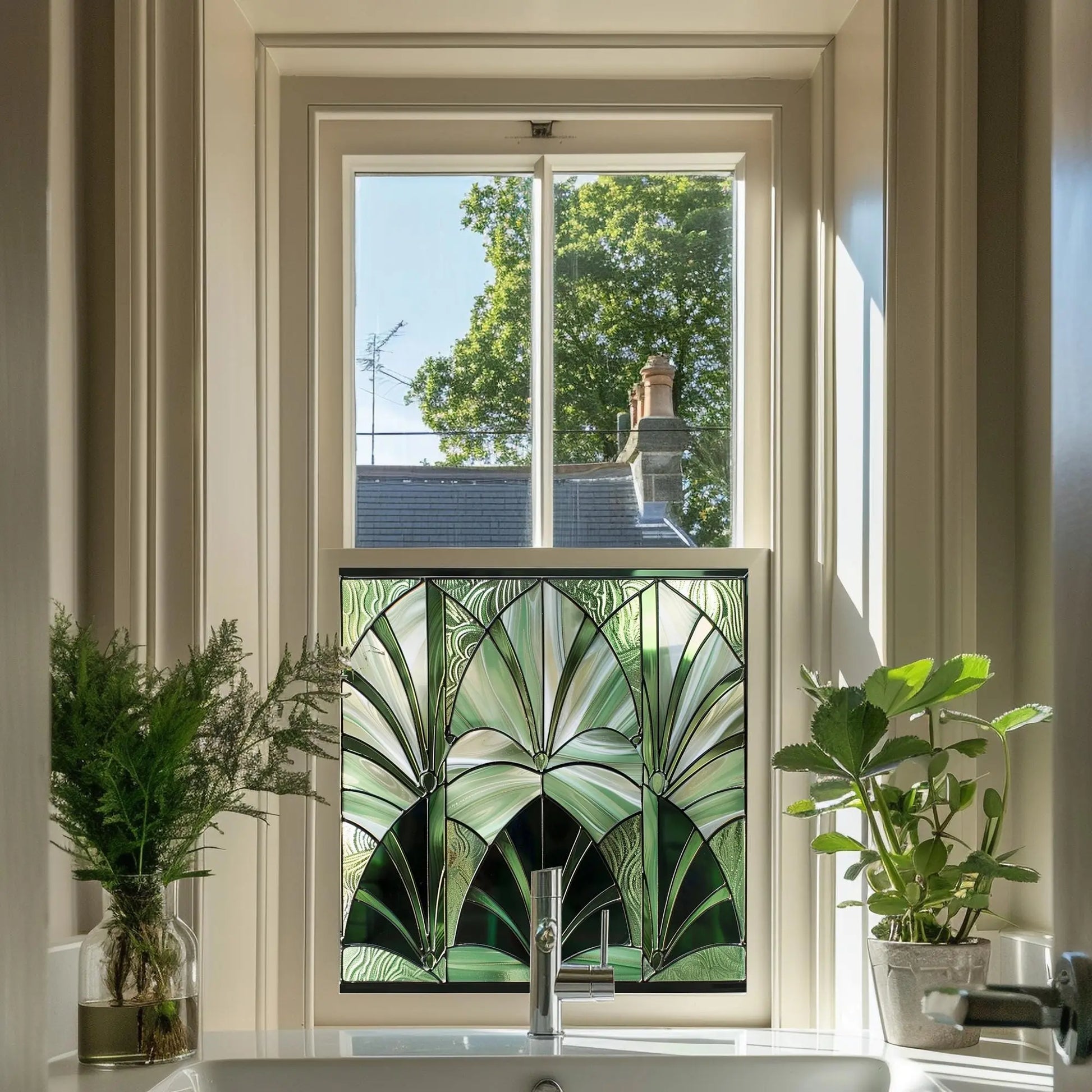 Nespolo Privacy Stained Glass Window Film Creative Windows