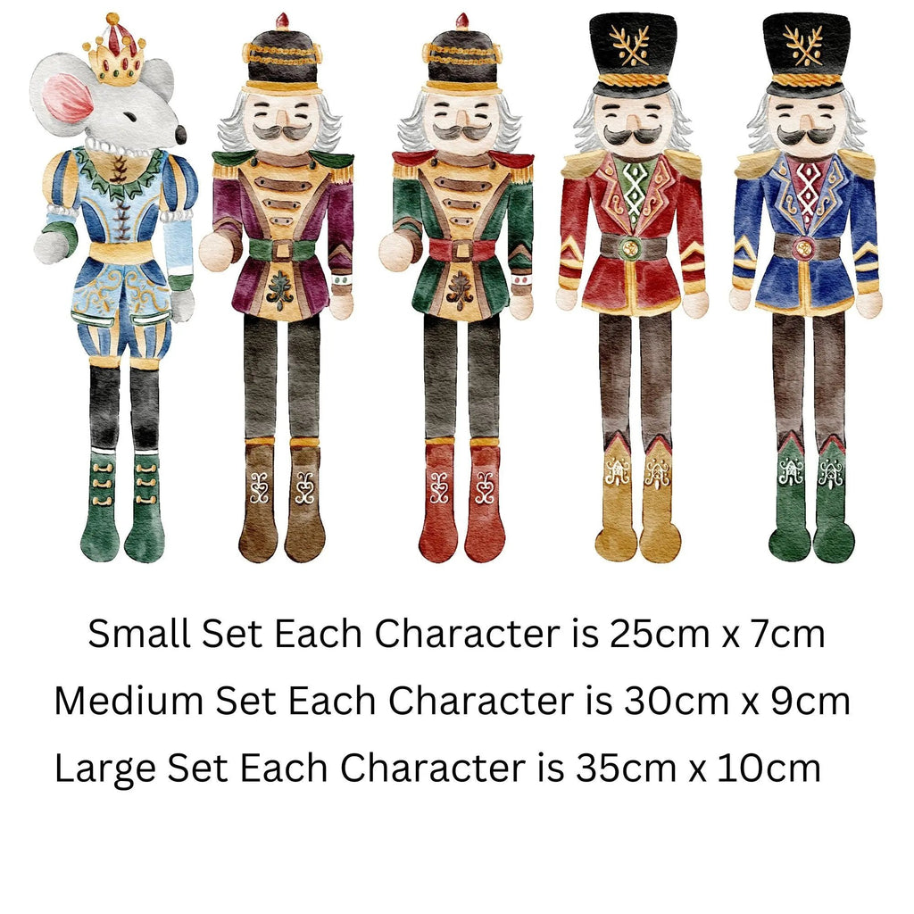 Double-Sided Reusable Christmas Nutcracker Window Stickers! Creative Windows