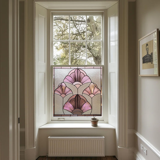 Art Deco Window Film, Privacy Window Film, Window Film, Decorative Window Film, Patterned Window Film, Coloured Window Film, Stained Glass Creative Windows