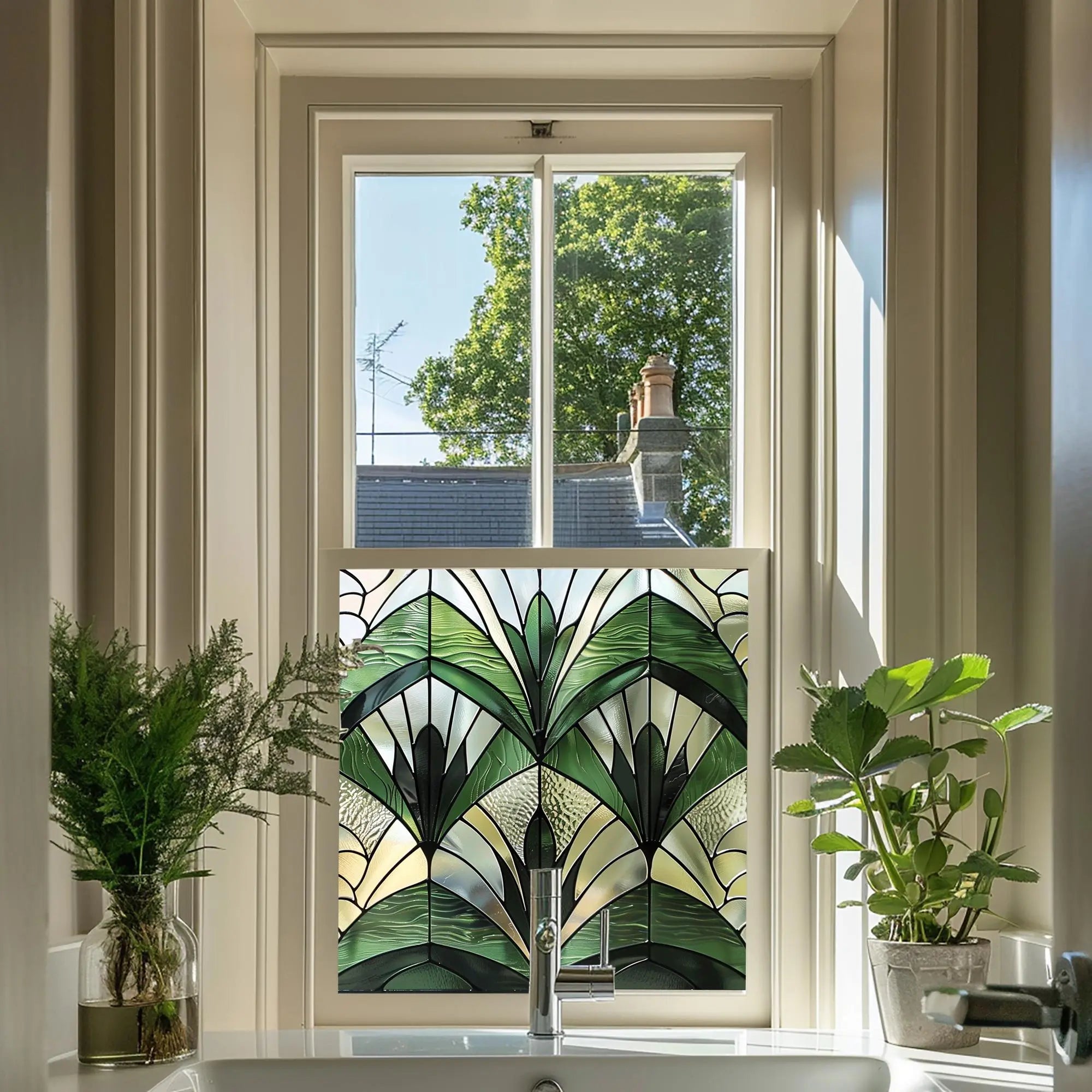 Duno Stained Glass Privacy Window Film Creative Windows