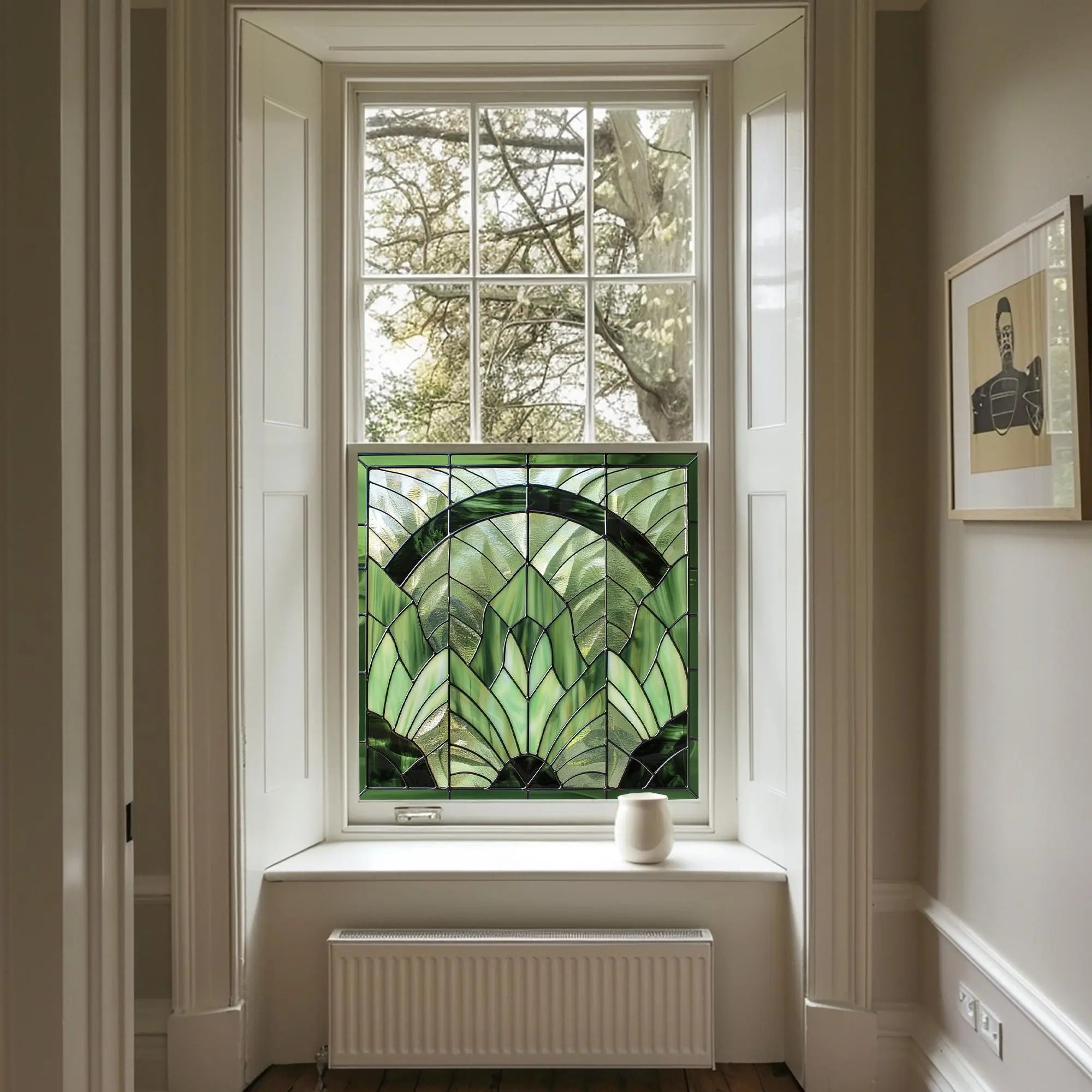 Azzone Stained Glass Privacy Window Film Creative Windows