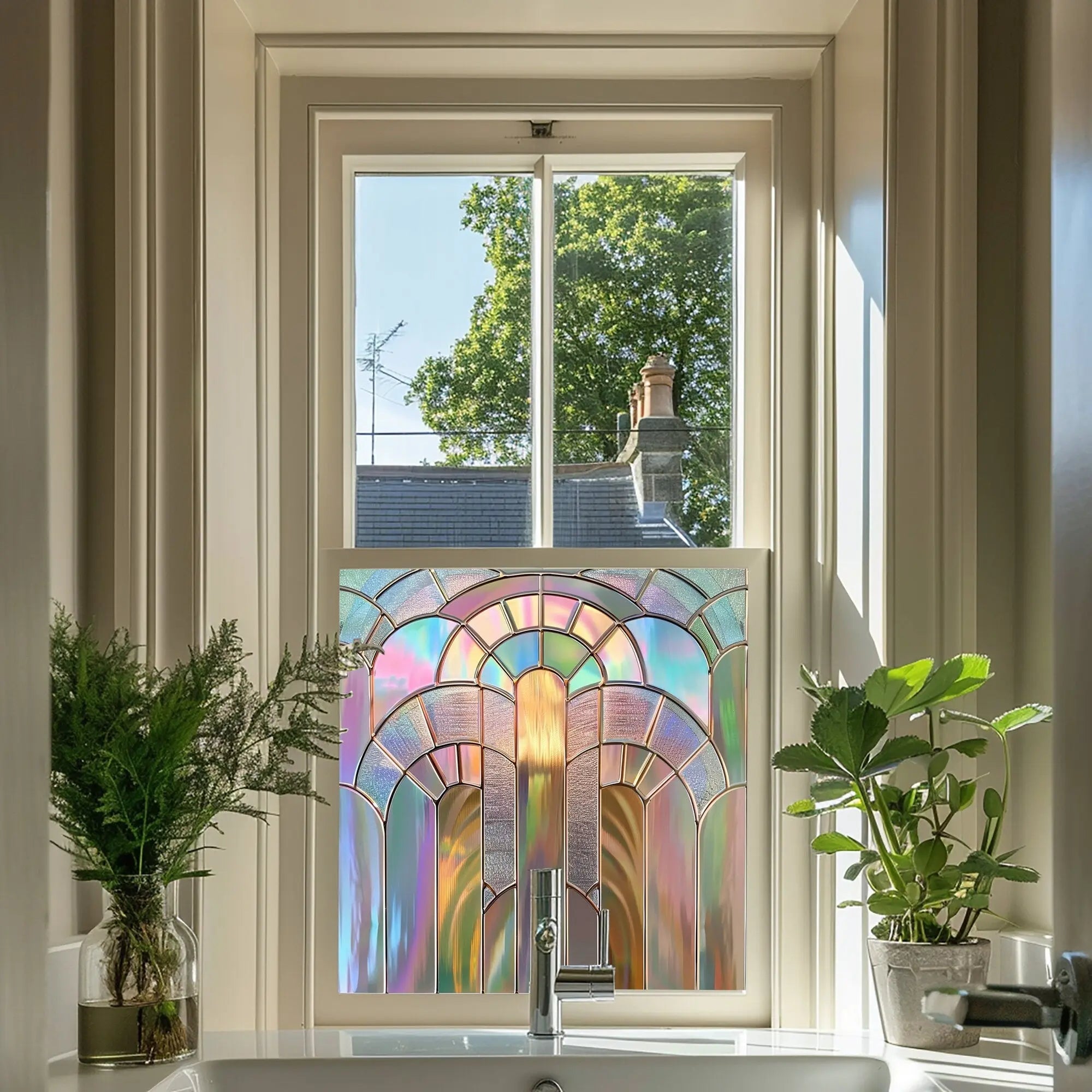 Vignanello Art Deco Stained Glass Window Film Creative Windows