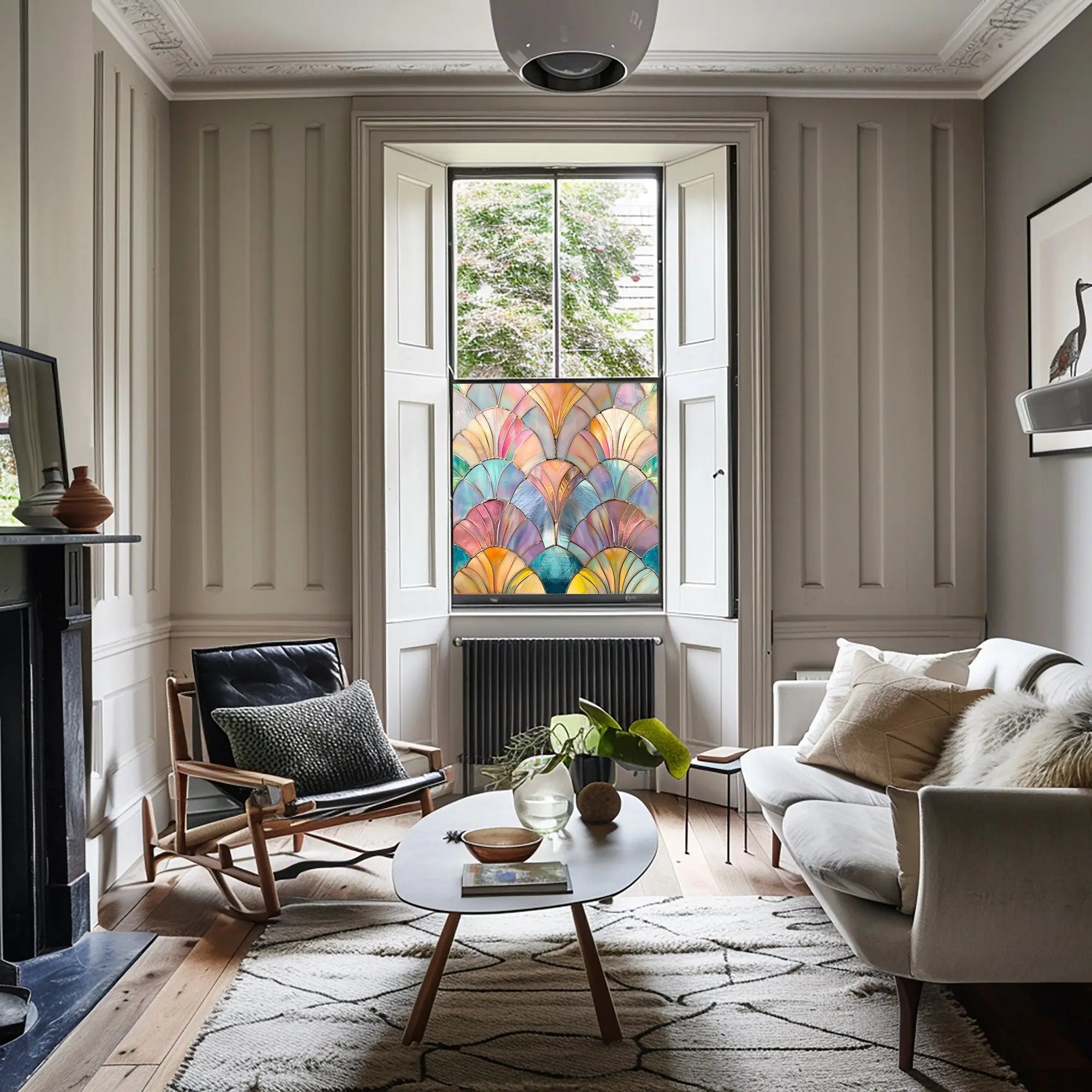 Tolentino Privacy Stained Glass Window Film Creative Windows