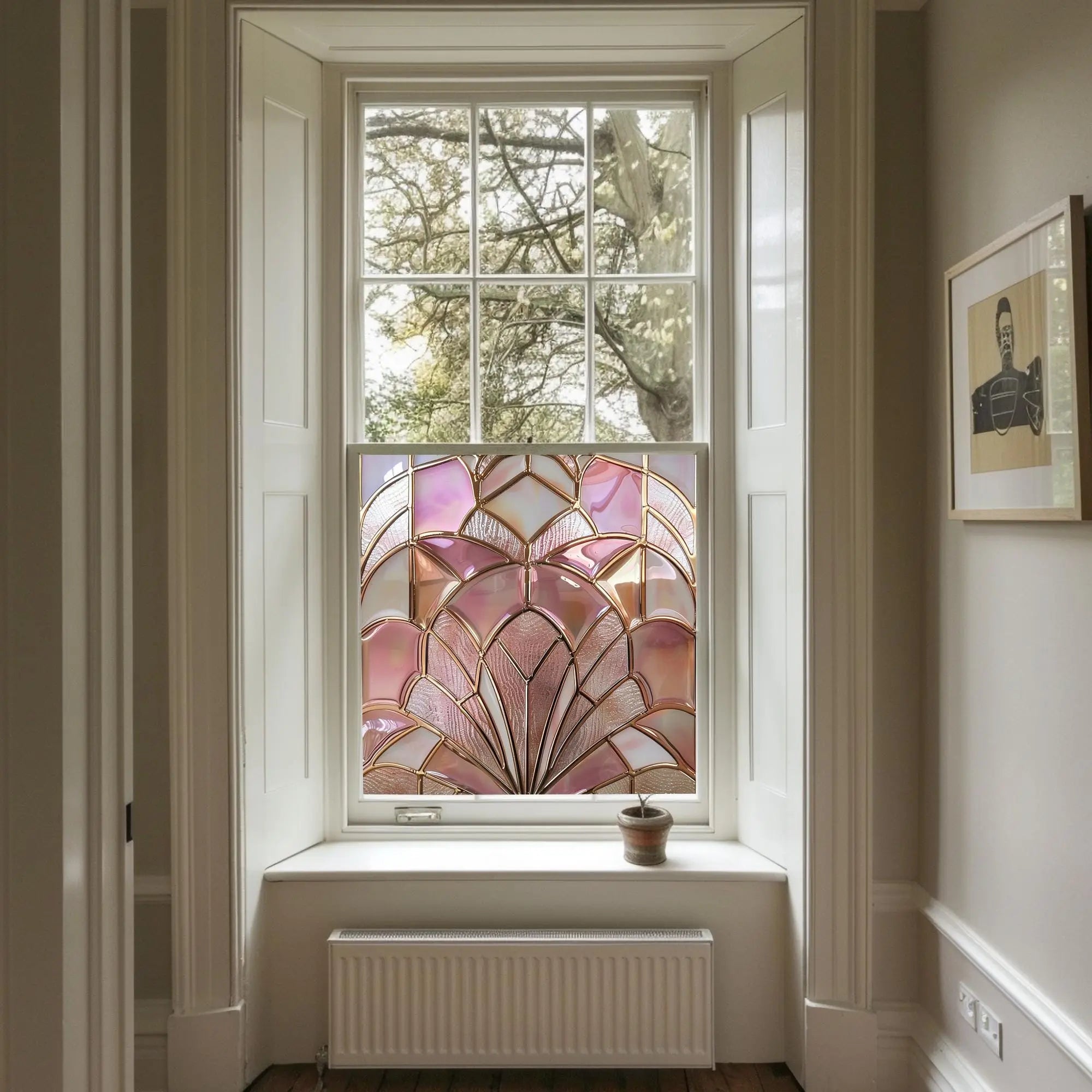 Opera Stained Glass Privacy Window Film Creative Windows