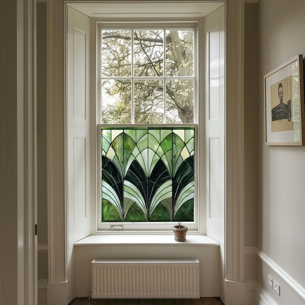 Senise Privacy Stained Glass Widow Film Creative Windows