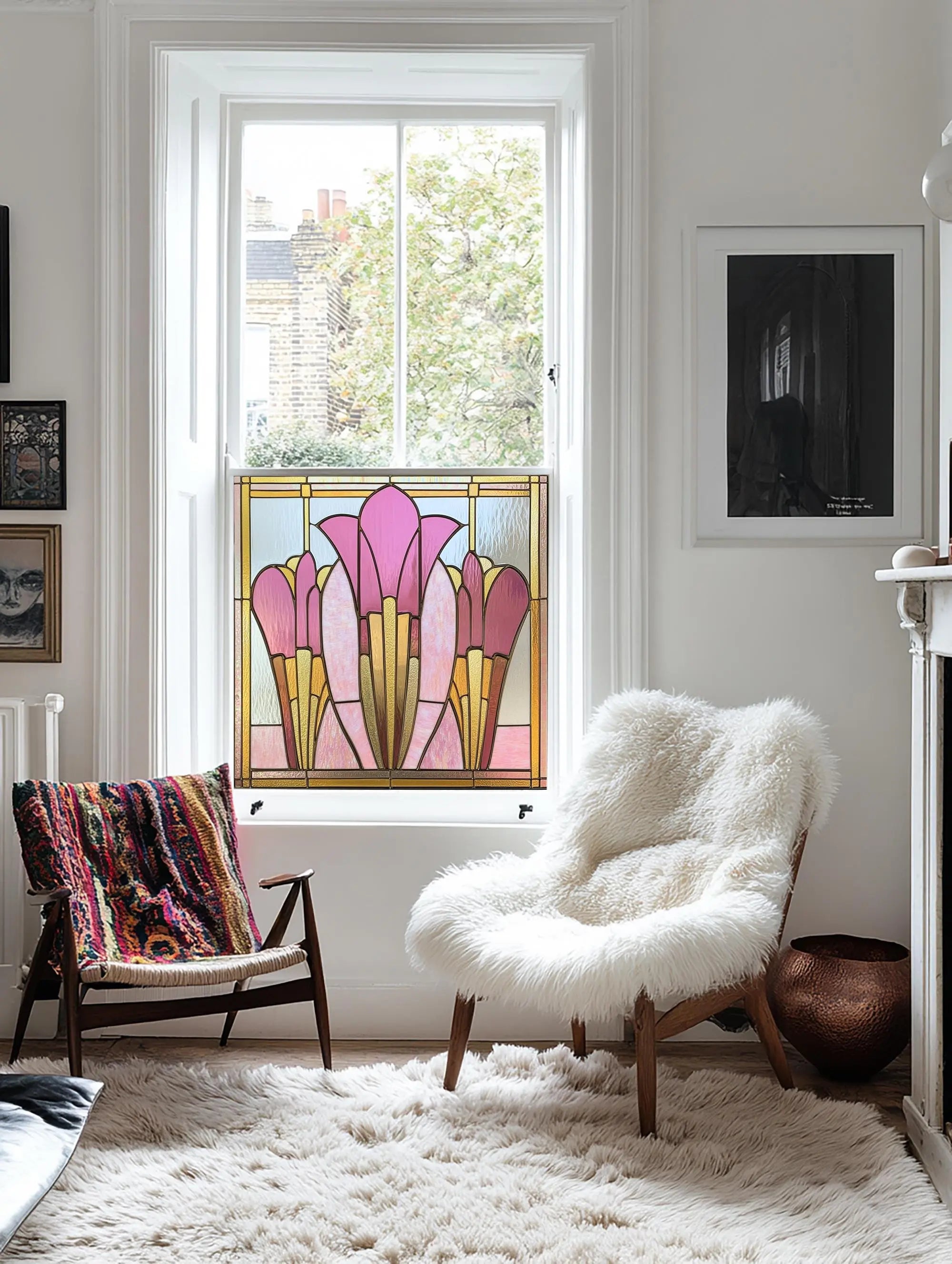 Lavello Stained Glass Window Film Creative Windows