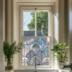 Toffia Stained Glass Privacy Window Film Creative Windows