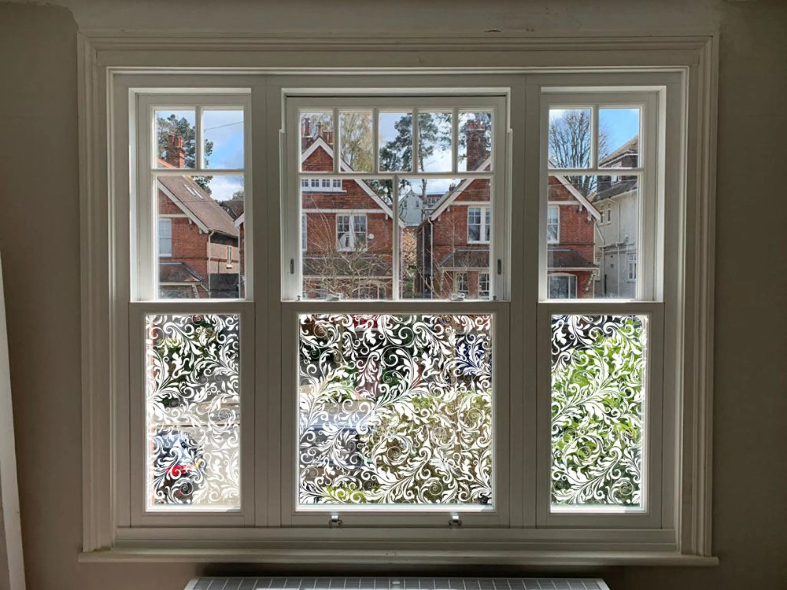 Padua Floral Patterned Decorative Window Film Creative Windows