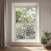 Cropalati Frosted Floral Patterned Privacy Window Film Creative Windows