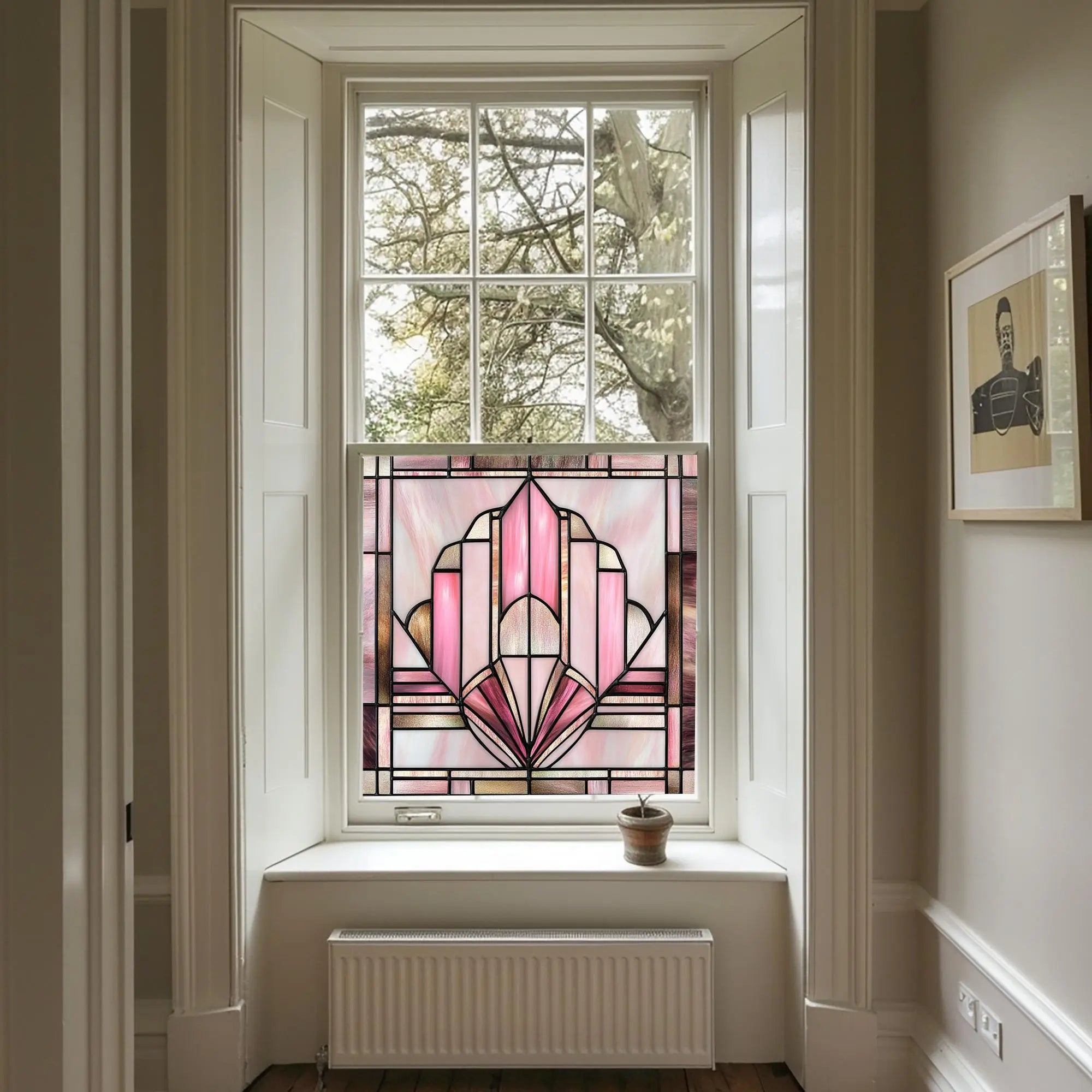 Selegas Privacy Stained Glass Window Film Creative Windows