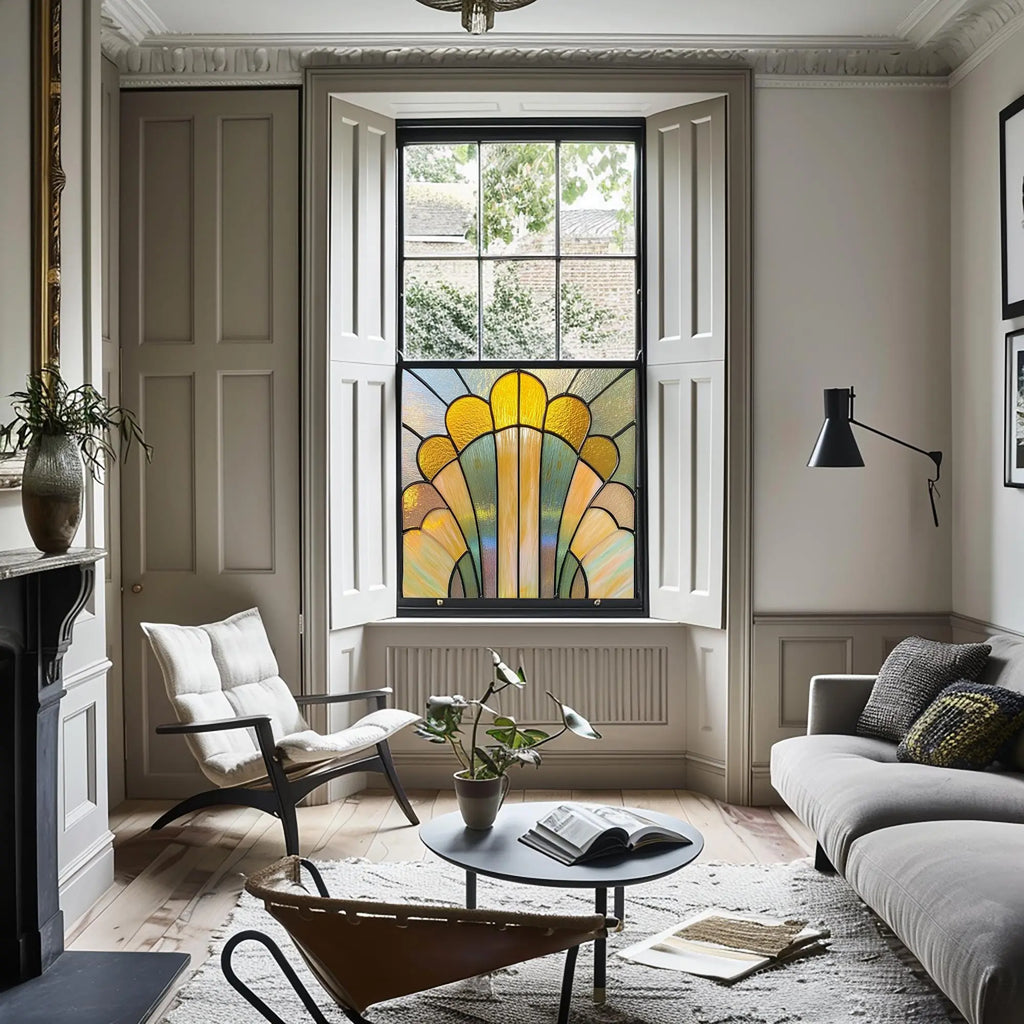 Racale Privacy Stained Glass Window Film Creative Windows