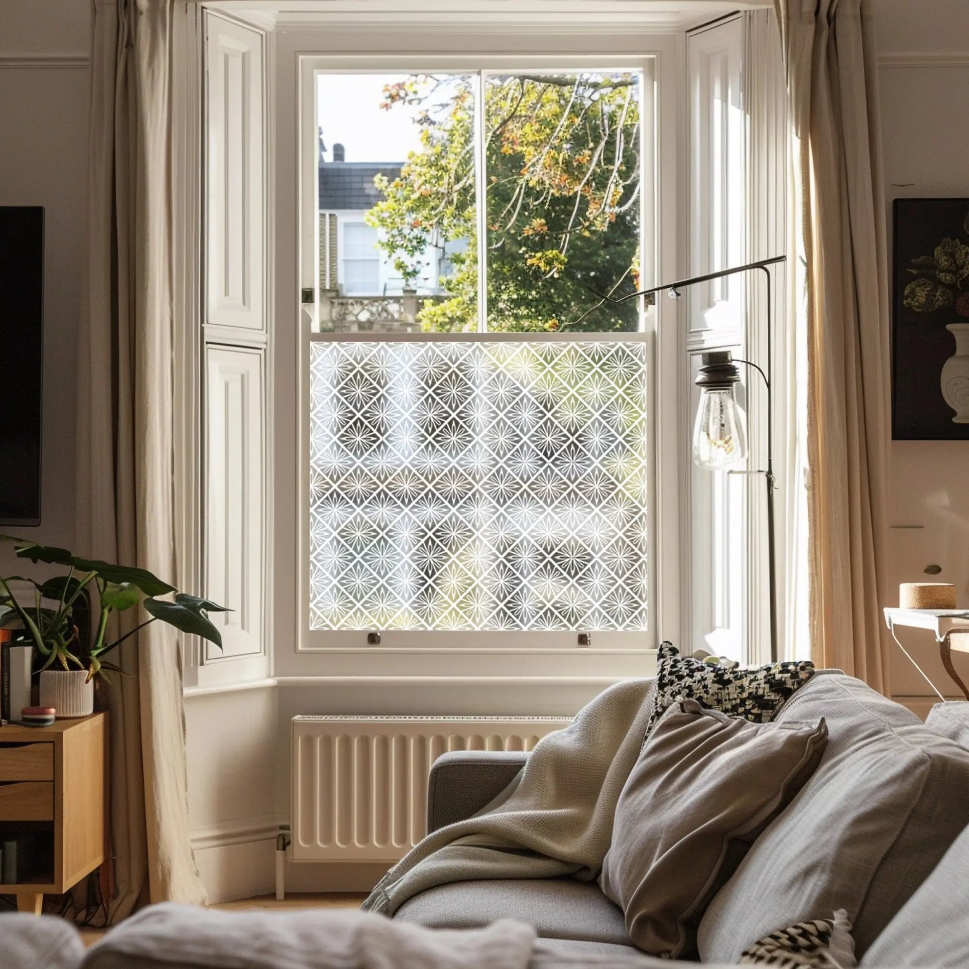 Floral Patterned Window Film Creative Windows
