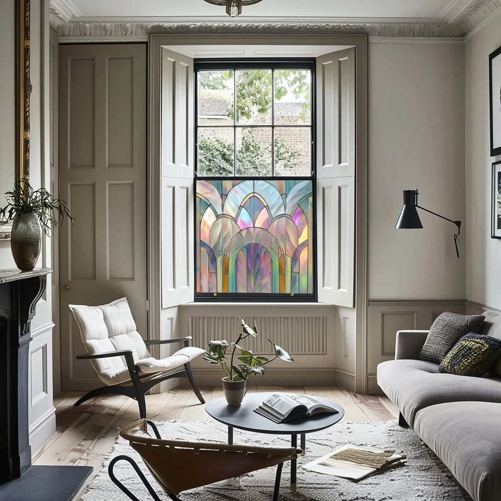 Buttrio Stained Glass Privacy Window Film Creative Windows