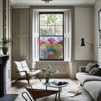 Zimone Privacy Stained  Glass Window Film Creative Windows