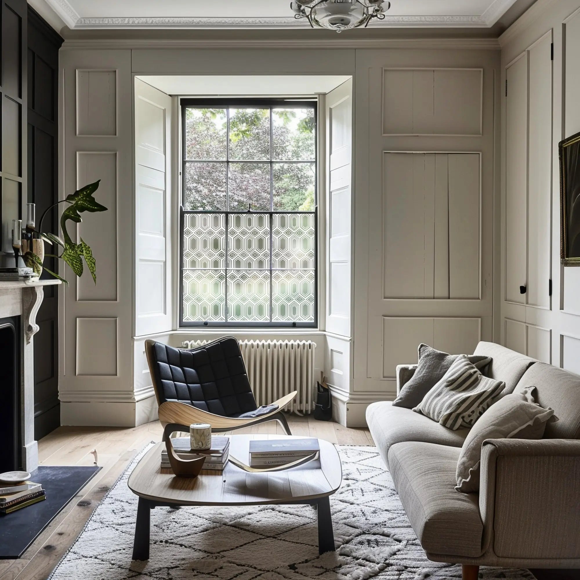 Alcántara Frosted Privacy Window Film Creative Windows