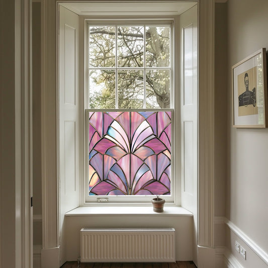 Art Deco Window Film, Privacy Window Film, Window Film, Decorative Window Film, Patterned Window Film, Coloured Window Film, Stained Glass Creative Windows